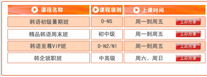 新天空日语暑期班课程